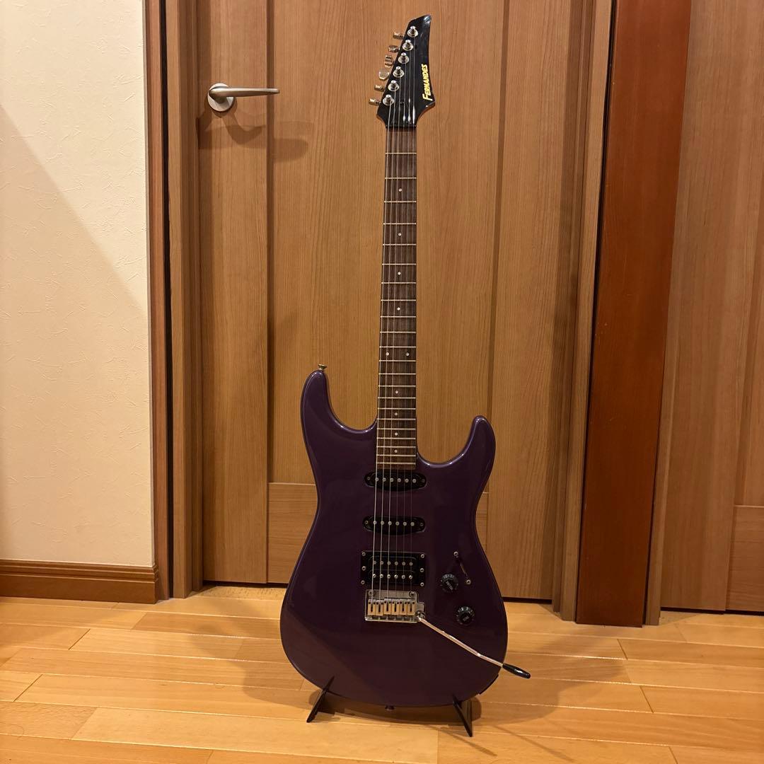 FERNANDES ストラトタイプ（SSH） トレモロアーム付、新品弦張替済