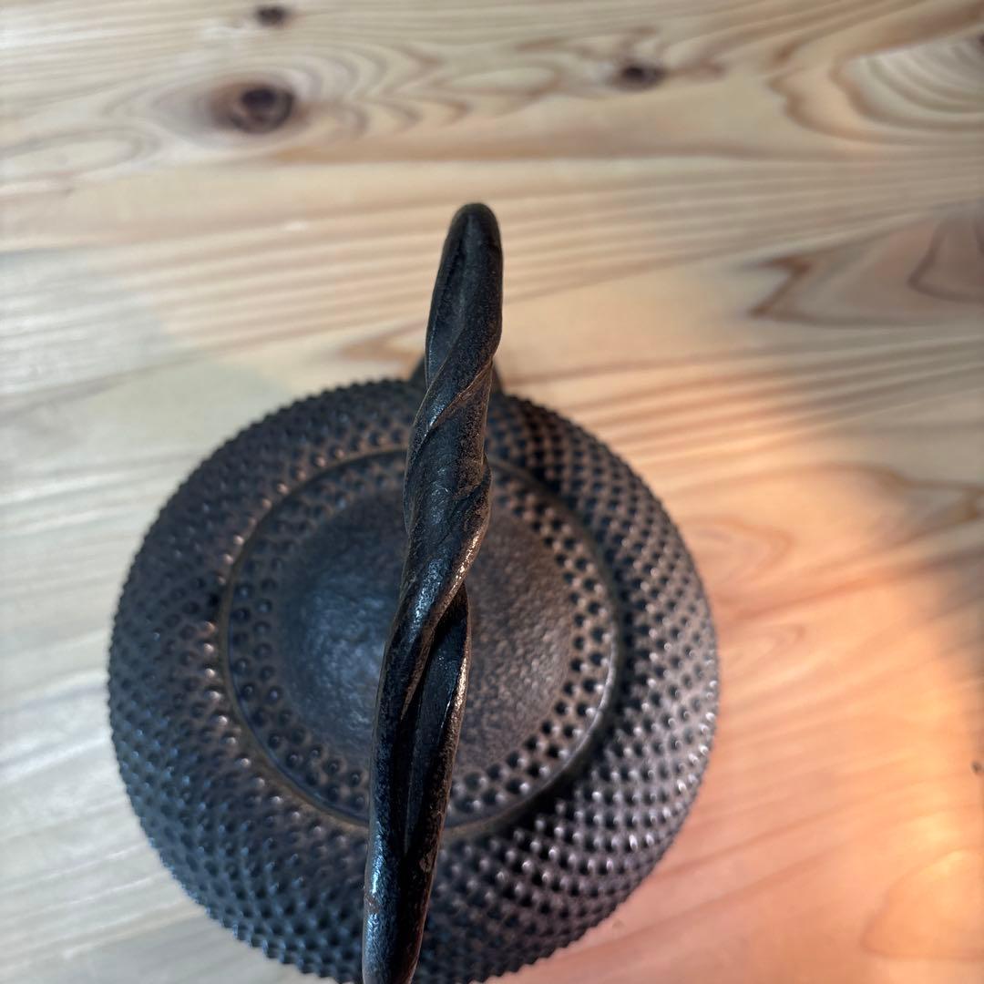 昭和レトロ　南部鉄器　虎山工房　鉄瓶　骨董品