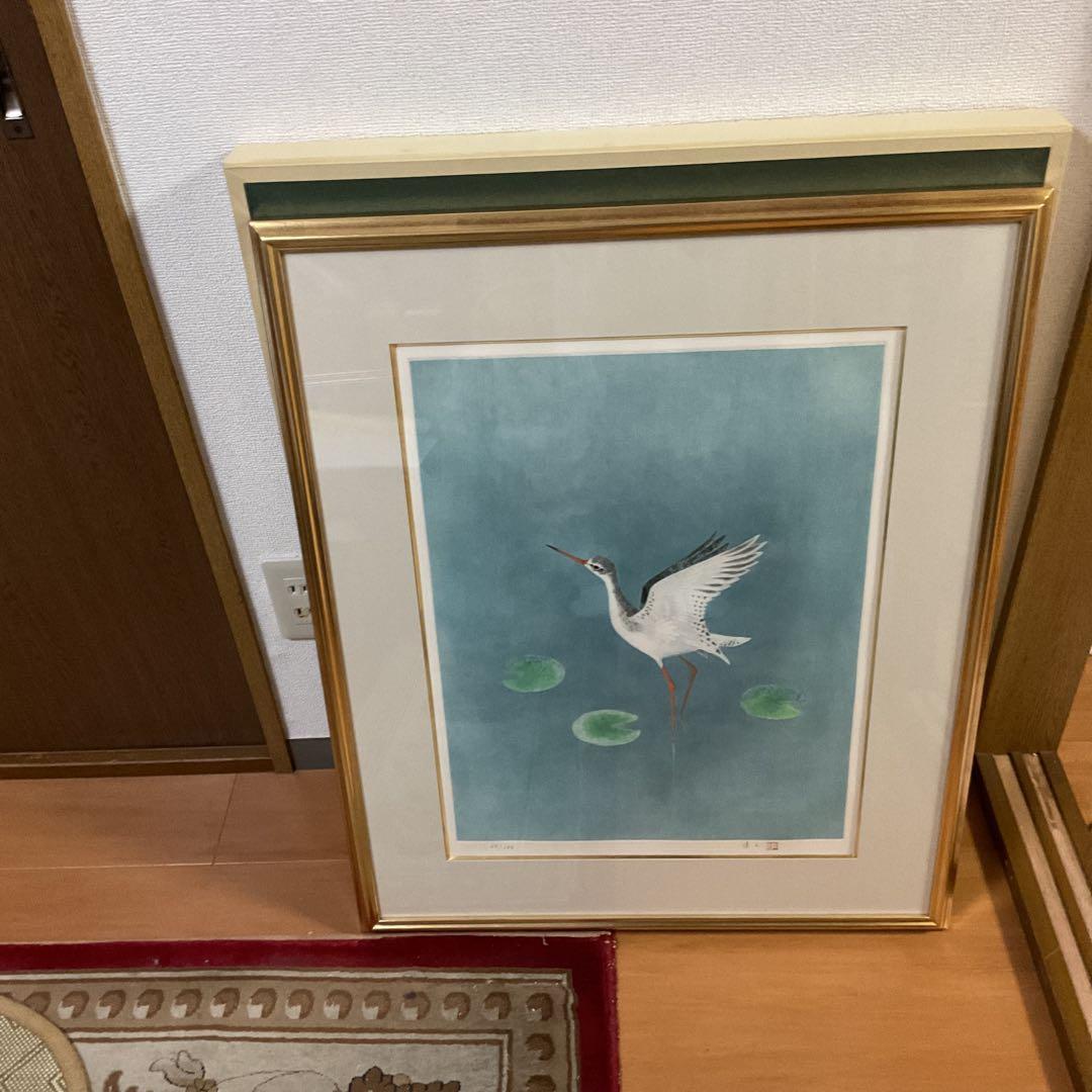 上村淳史 カラーエッチング 【 爽日 】69/198 自筆サイン捺印