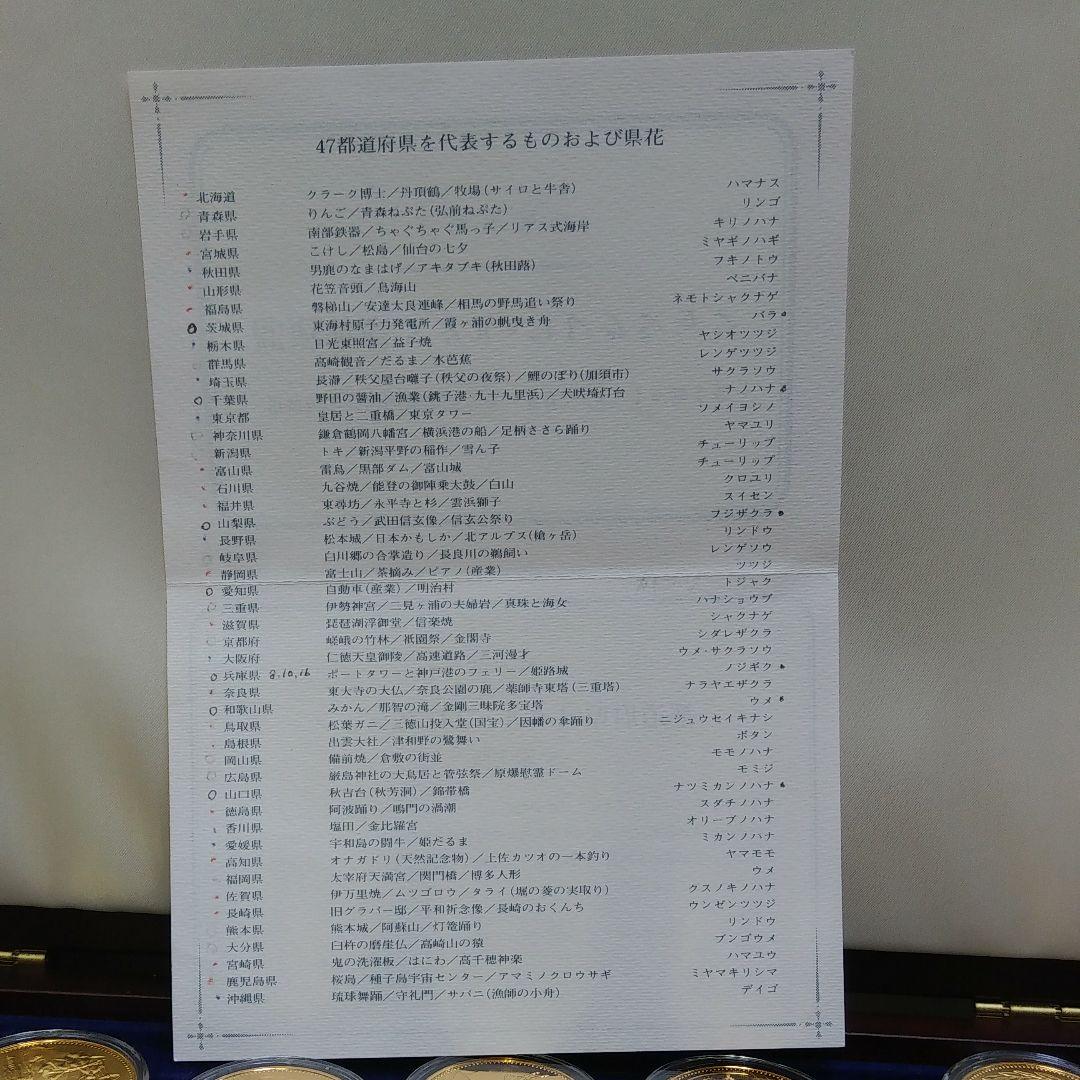 都道府県メダル·コレクション(愛蔵版)　フランクリン·ミント