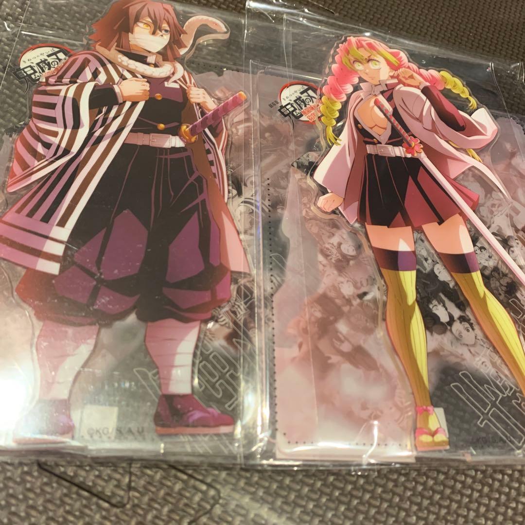 鬼滅の刃 戦支度イラストコラージュアクリルスタンド 伊黒小芭内　甘露寺蜜璃