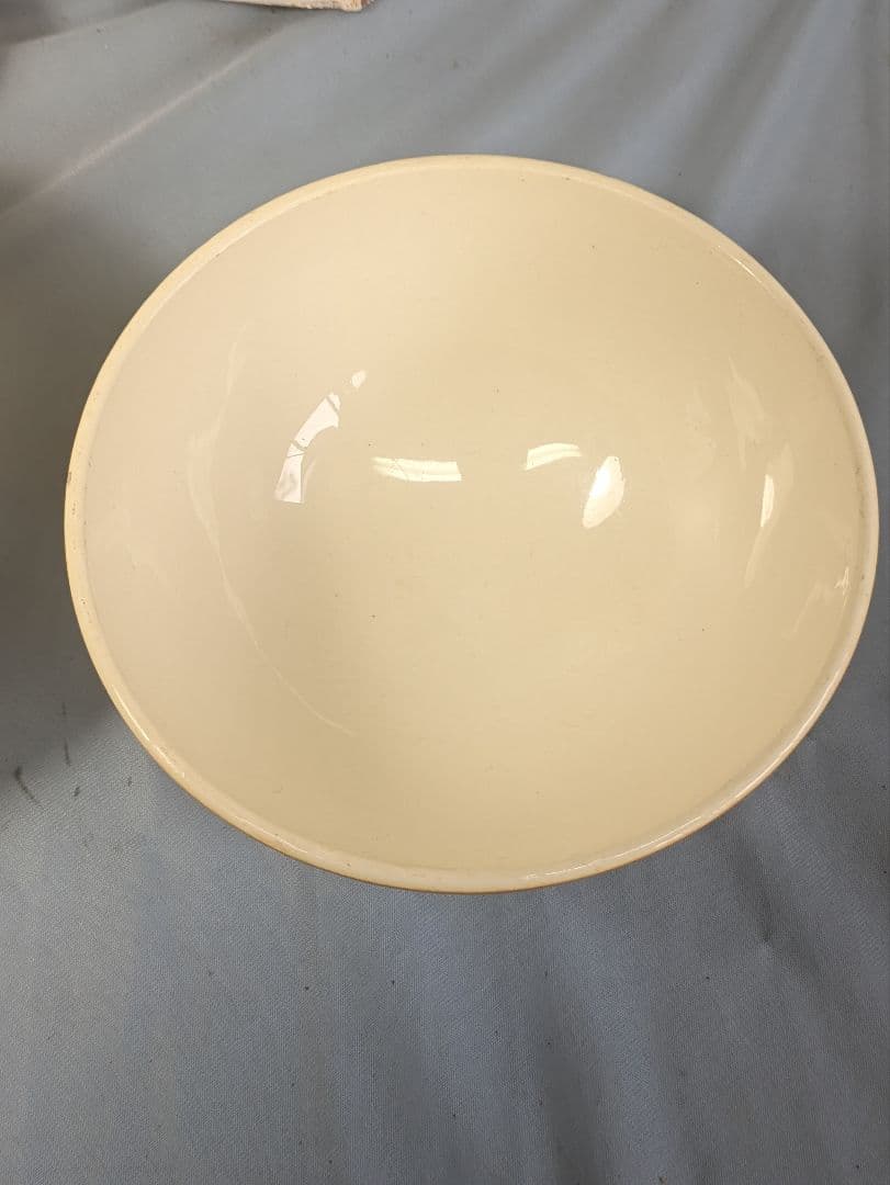 フランス アンティーク Luneville カフェオレボウル 直径15cm ペア