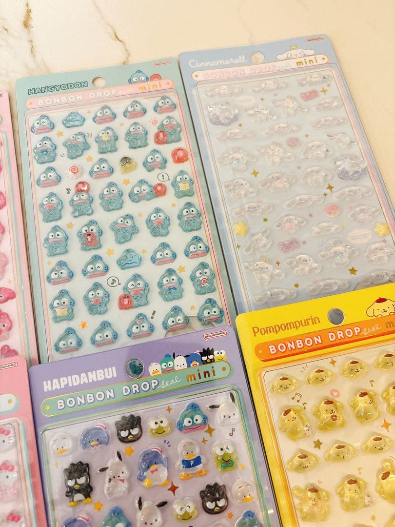 ボンボンドロップシール　正規品　サンリオミニ　サンスター　コンプリート