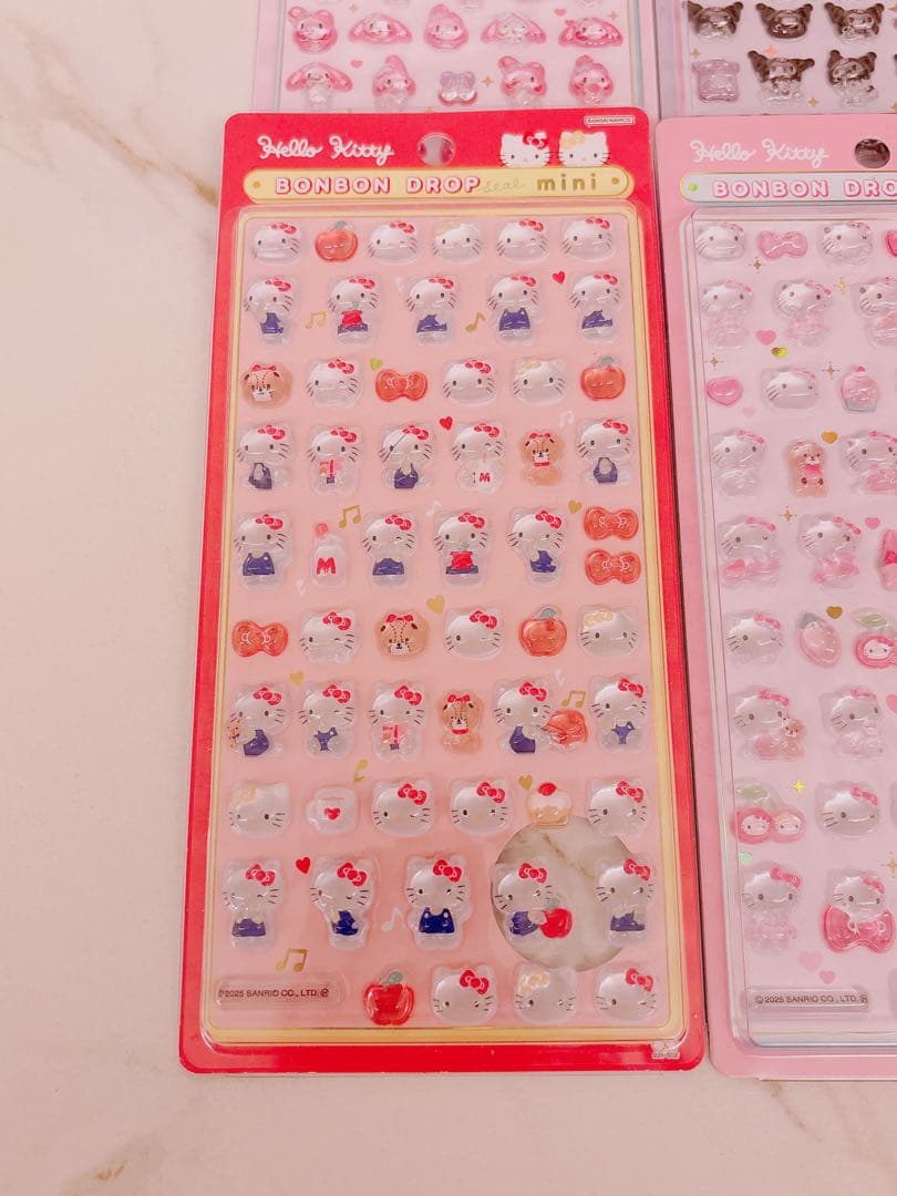 ボンボンドロップシール　正規品　サンリオミニ　サンスター　コンプリート