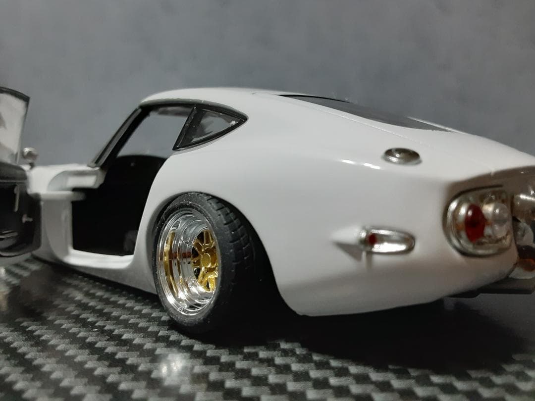 Hachette 1/24トヨタ 2000GT カスタム改 ローダウン