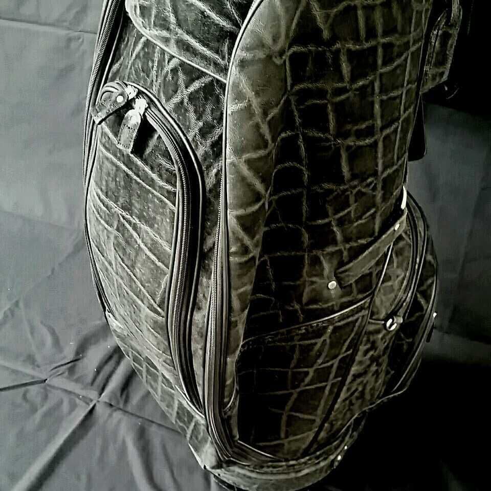 最高級 日本製 JRA 認定 総 エレファント ゴルフ キャディバッグ ブラック