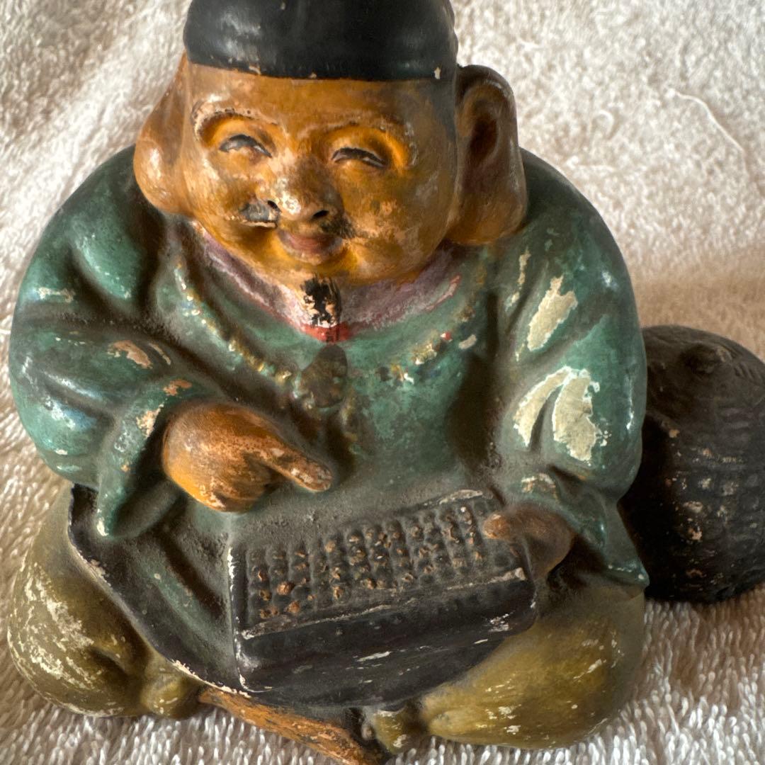 ②古い　恵比寿様　大黒様　セット