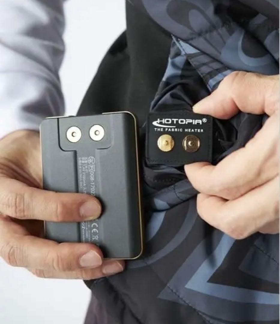 ラウドマウス HOTOPIA中綿電熱ベスト シャガデリックシルバー