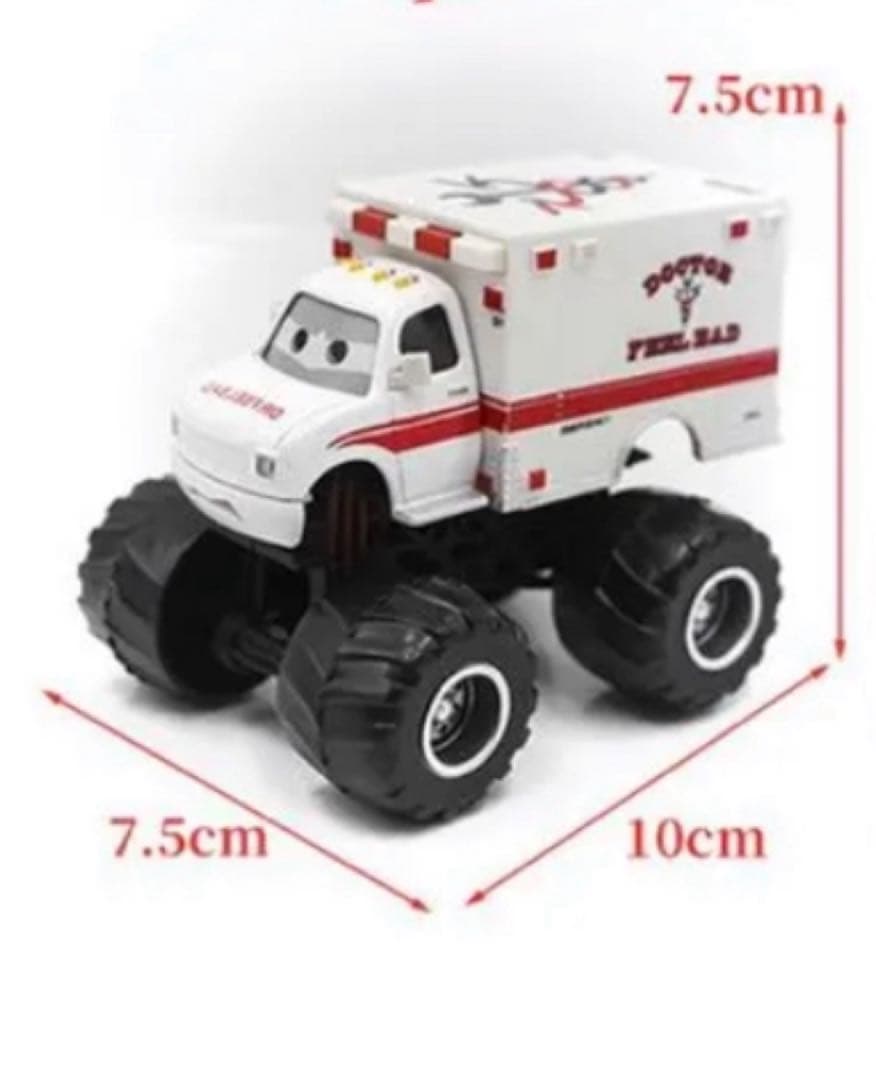 【新品】　カーズ　モンスタートラック　4点セット　カーズミニカー