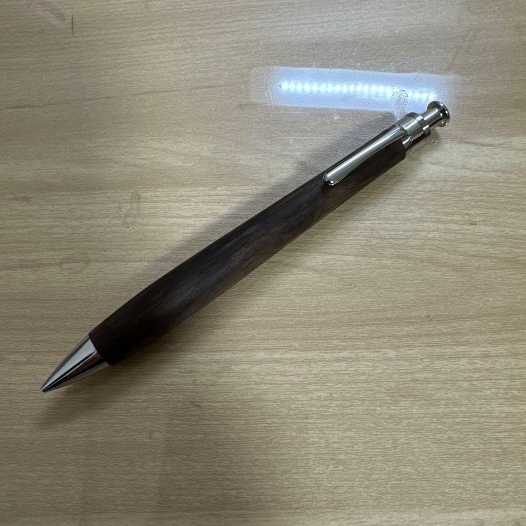 工房楔　ペンシル楔　黒柿孔雀杢　0.5mm