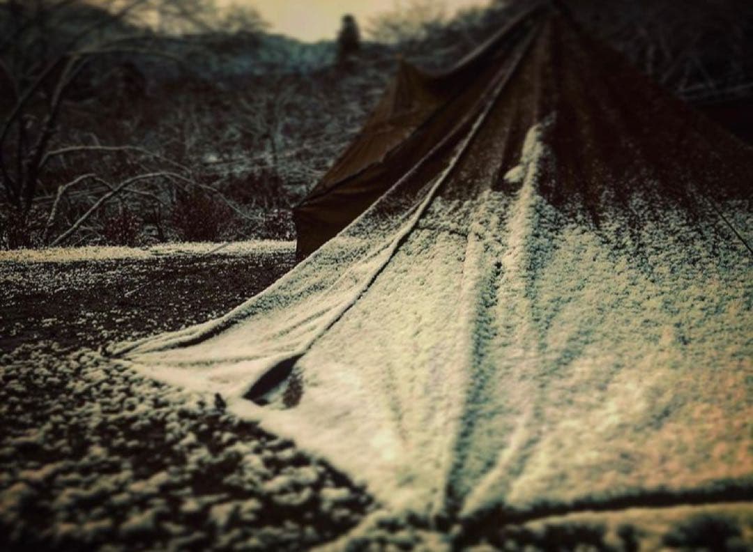 【軍幕屋】希少★ノルウェー軍ボタンテント★４枚★ビンテージ★ソロ★野営★