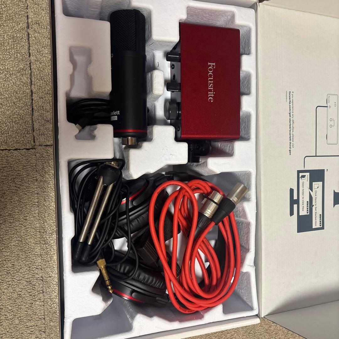 Scarlett Solo Studio オーディオインターフェイスセット