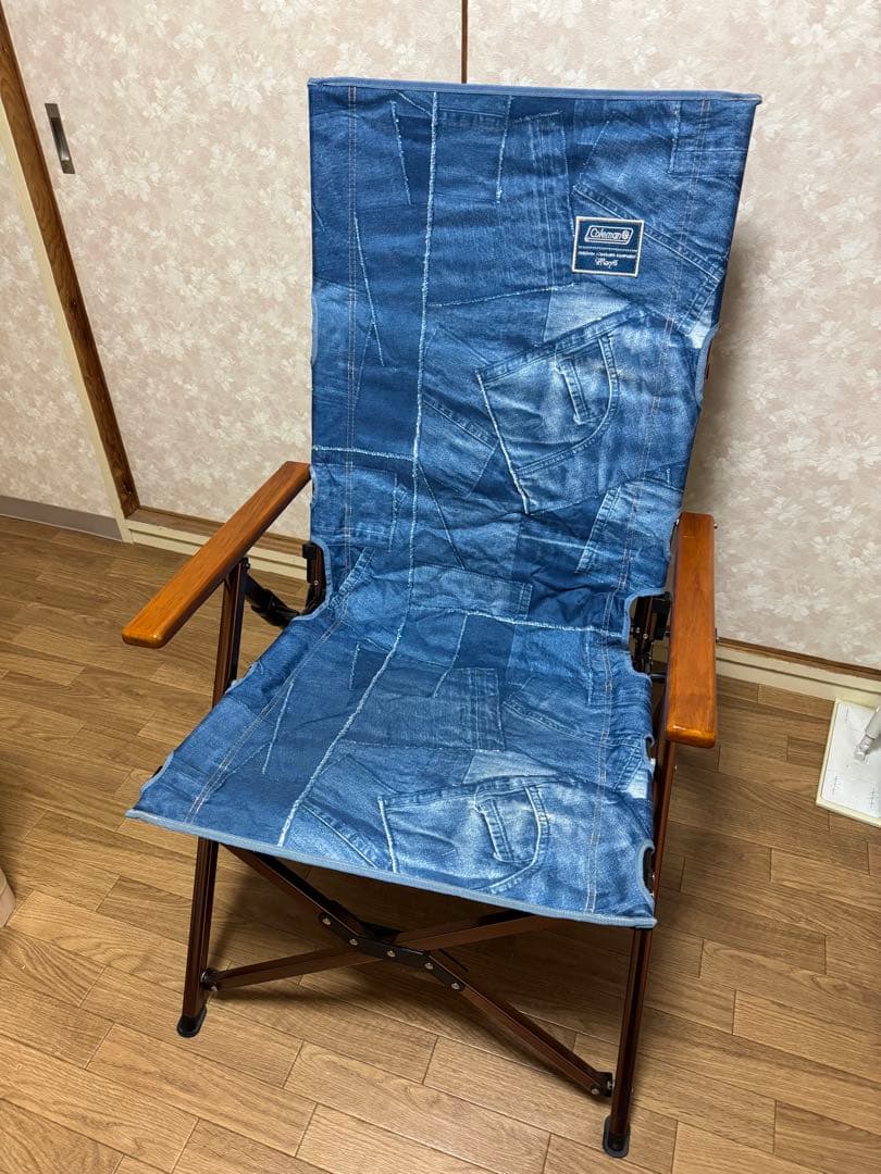 希少⭐︎Coleman⭐︎コールマン⭐︎レイチェア⭐︎ツギハギデニム⭐︎