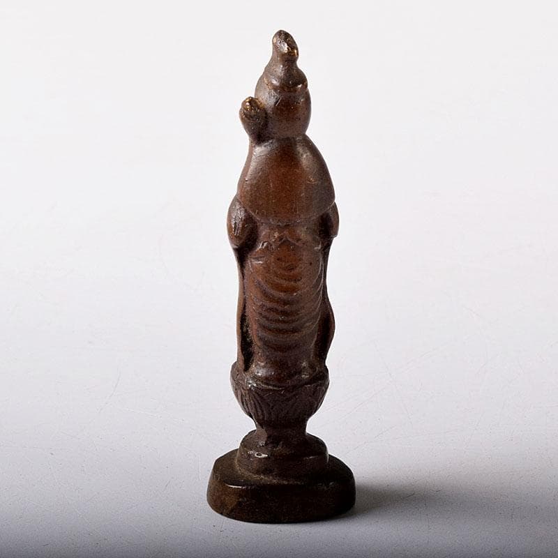 仏教美術　古銅　聖観音菩薩立像　懐中仏　仏像　C　7629