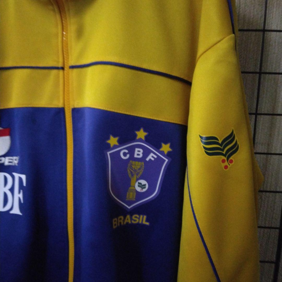 トッパーCBF 86年WMブラジル代表選手型 ジャージ上下セットM。パンツ付き