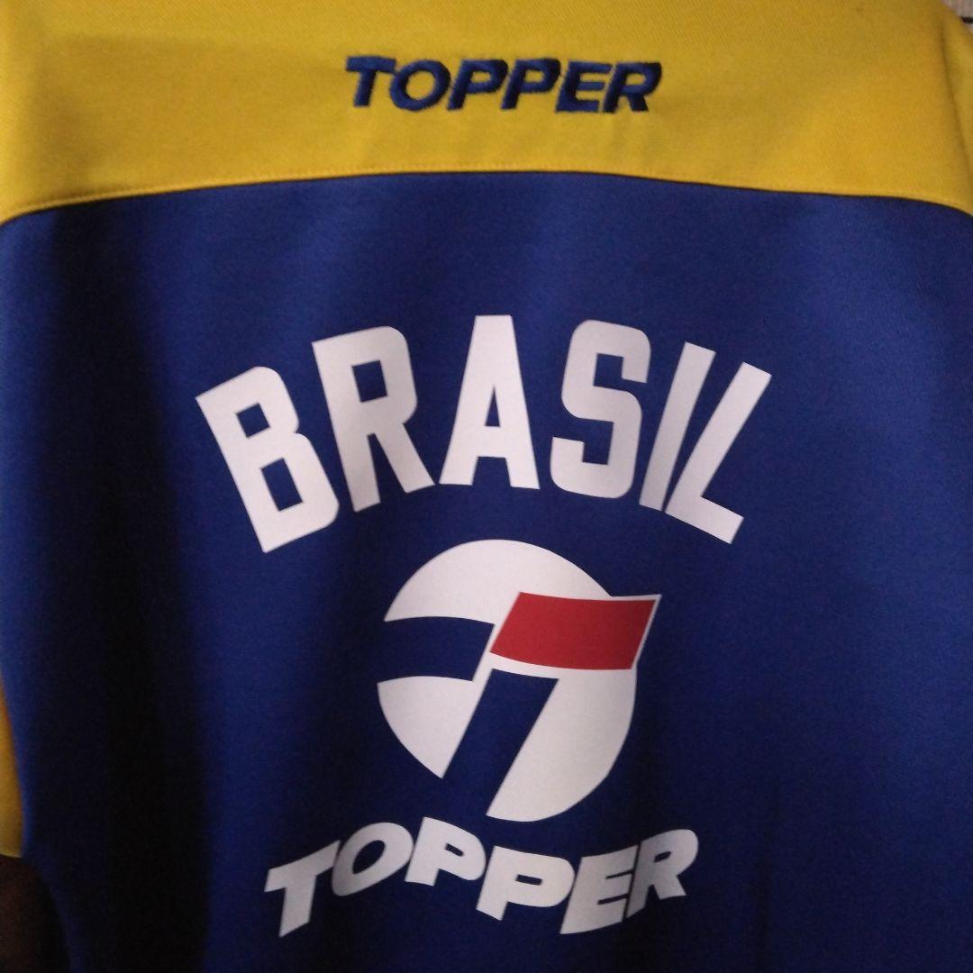 トッパーCBF 86年WMブラジル代表選手型 ジャージ上下セットM。パンツ付き