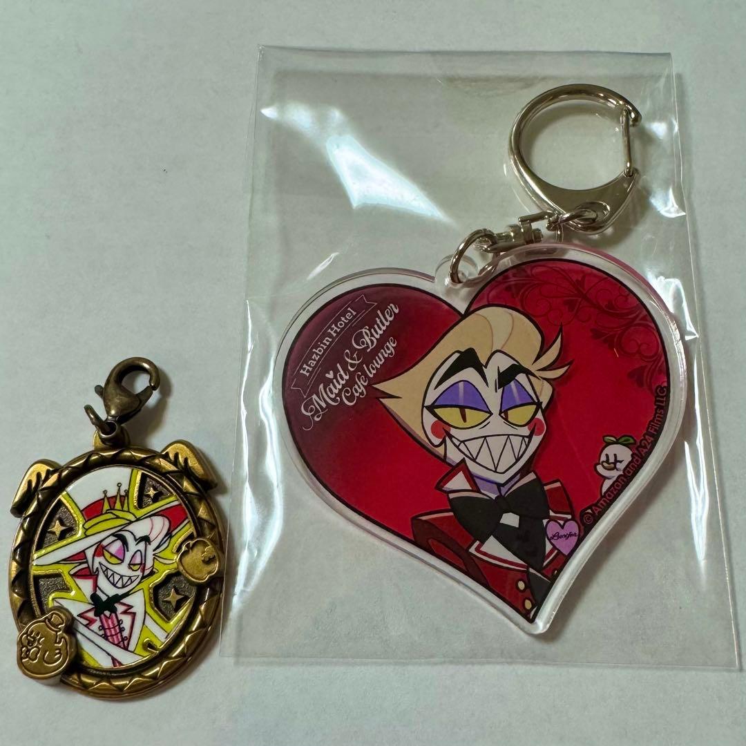 ハズビンホテル アニメイトカフェ ルシファー アクリルキーホルダー アニカフェ