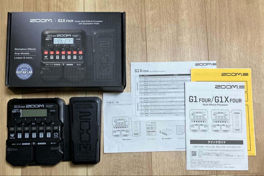 ZOOM G1X FOUR マルチエフェクター　ペダル付き