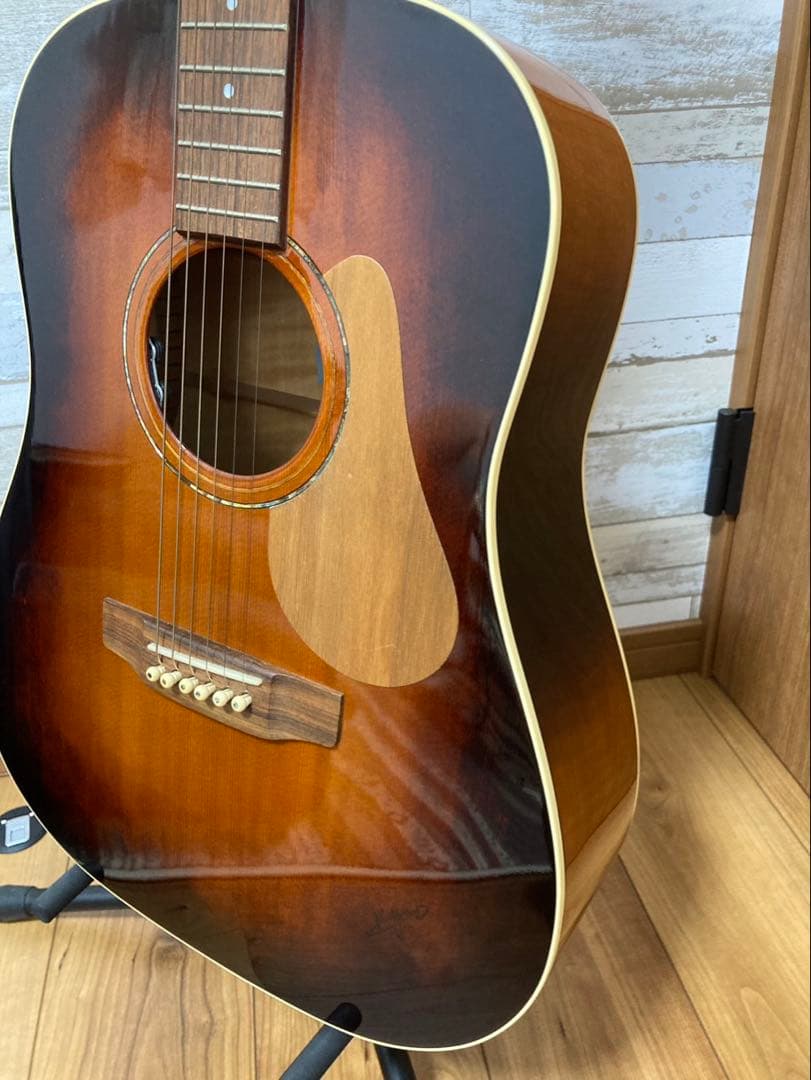 【良品・廃盤】k.yairi SL-MA1_エレアコ_ハードギターケース付き