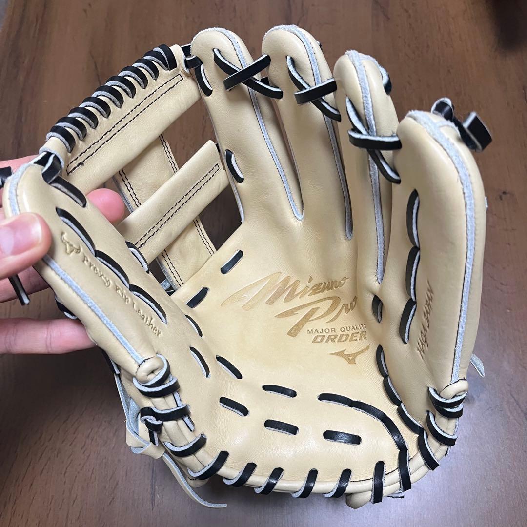 【ほぼ新品】ミズノプロ 硬式グローブ 内野手用