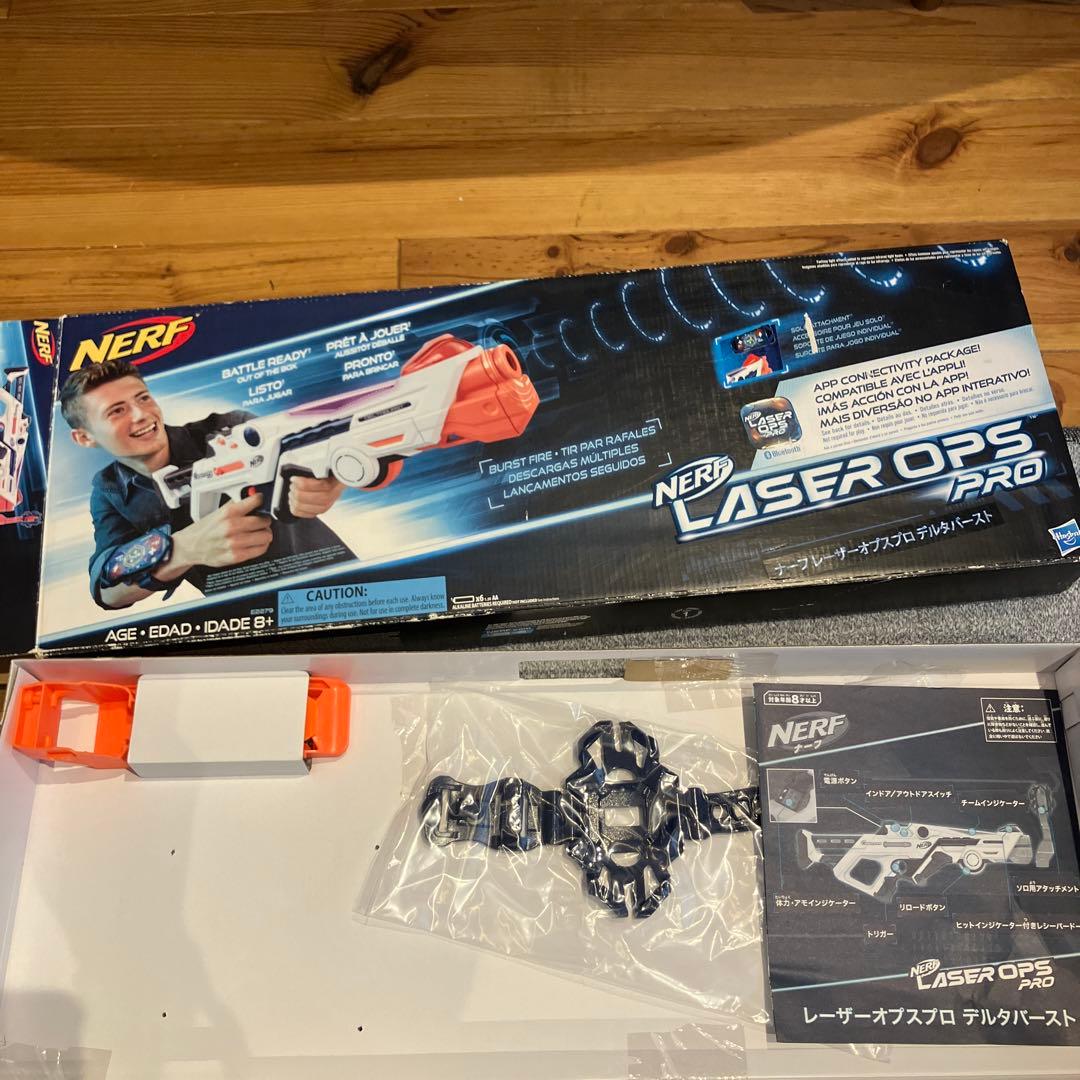 ナーフ レーザーオプスプロ デルタバースト2丁　アルファポイント2パック　セット