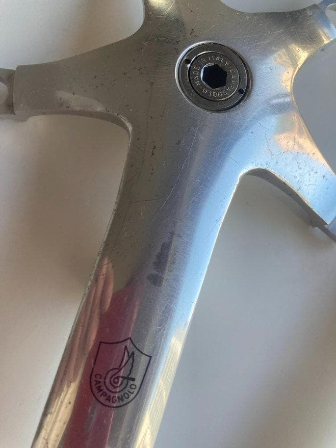 カンパニョーロ（Cレコード）クランク（170mm）40レース1シーズン使用