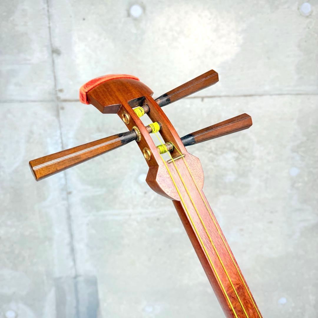 三味線 細棹 駒・バチ付き 和楽器 長唄 小唄 和楽器