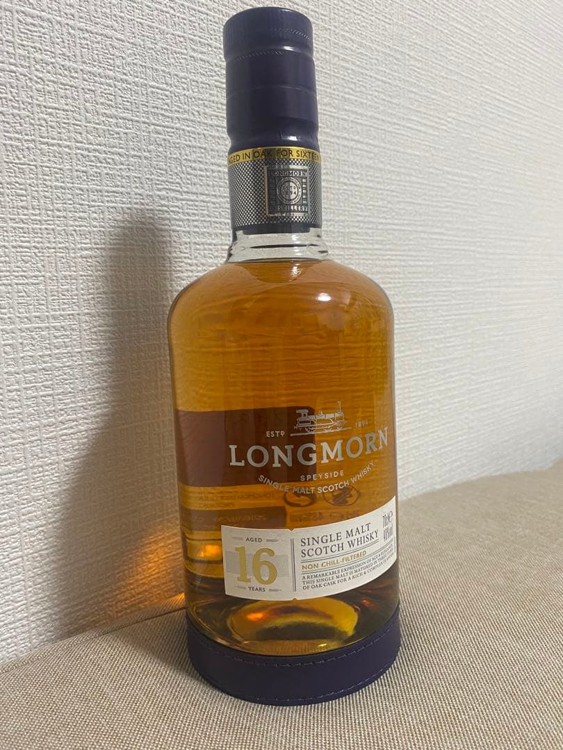 LONGMORN 16年 シングルモルトスコッチウイスキー 48% 外箱付き