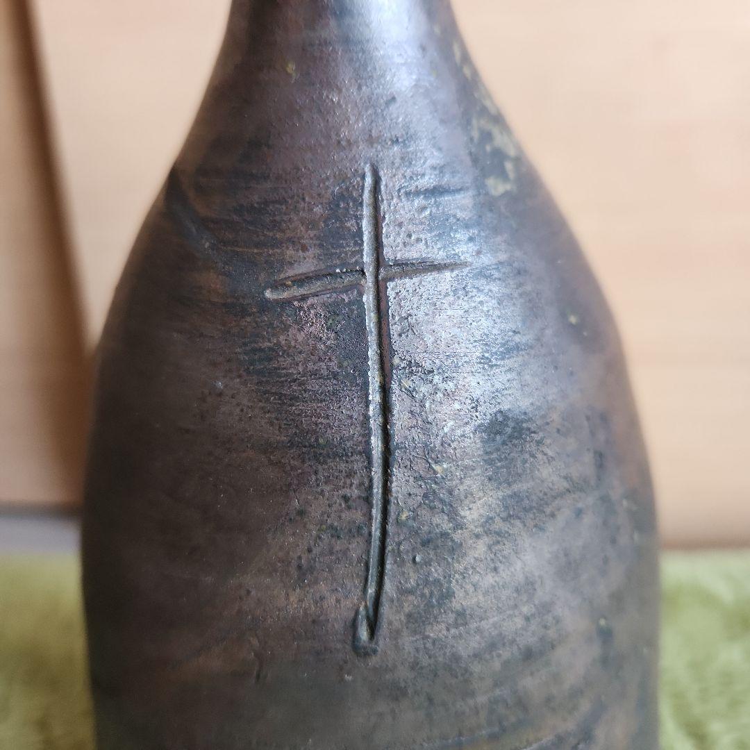 古備前十字窯印の船徳利