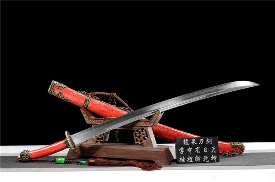 郡王サーベル 模造刀 居合刀 武士道 武具 漢剣 唐刀 龍泉剣 手鍛造打