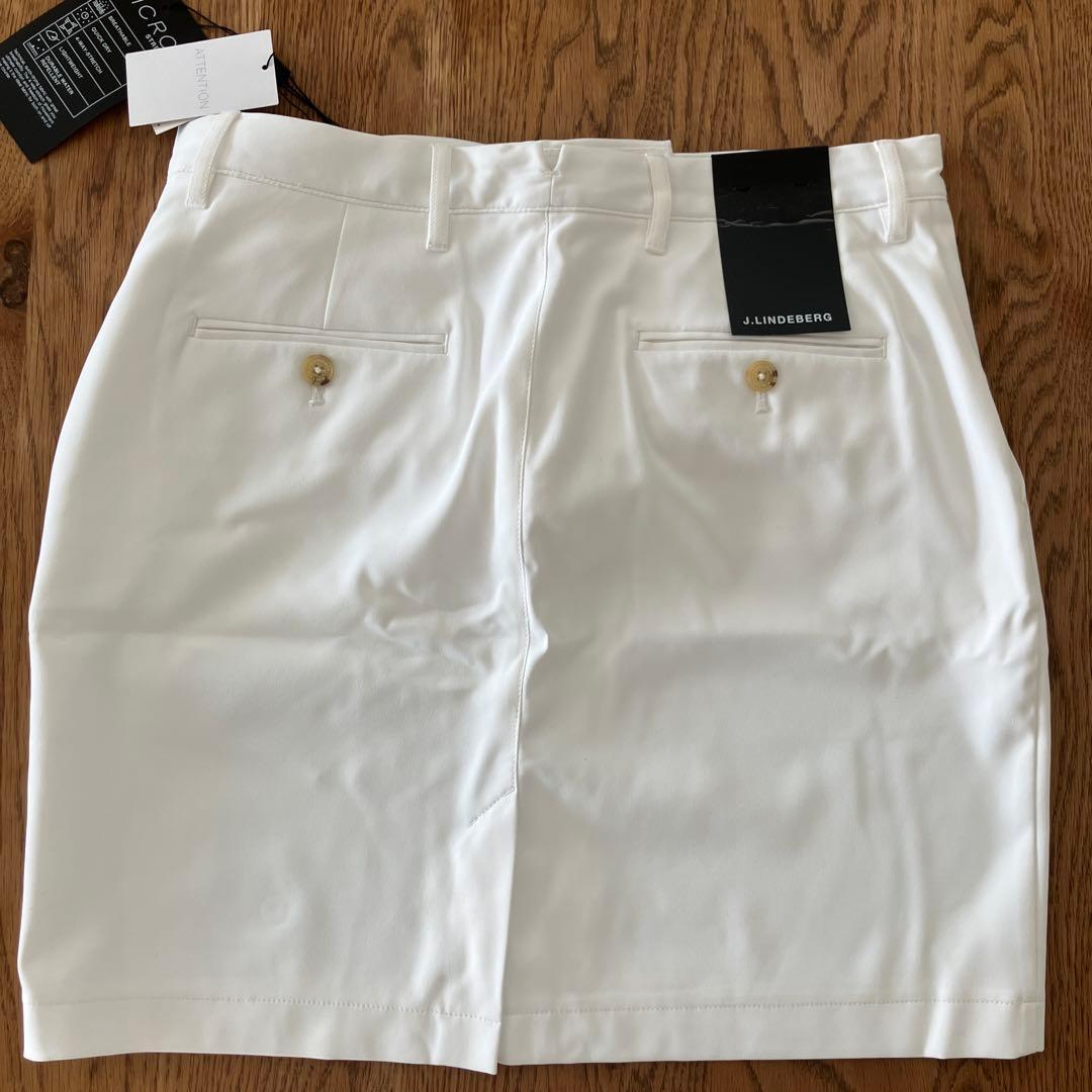 J.Lindeberg ホワイトスカート マイクロストレッチ