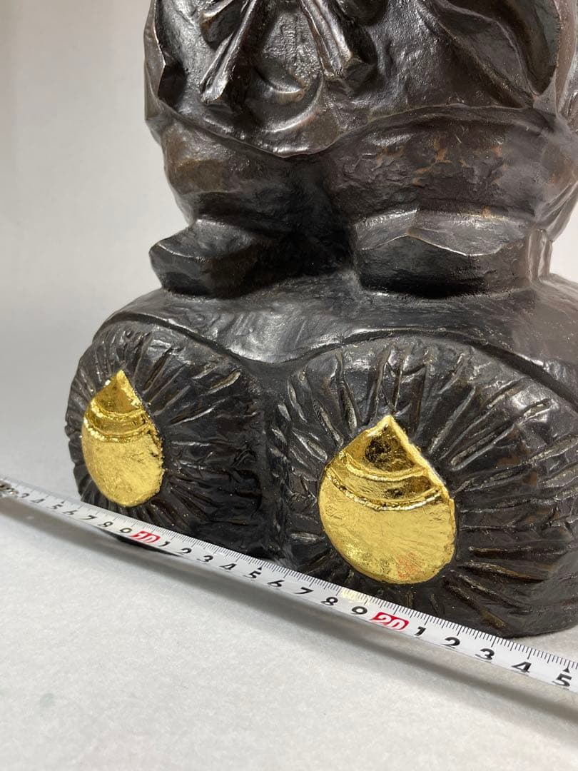 大黒天 置物 七福神 縁起物 金運 開運 高岡銅器純一郎仏像 銅製 彫刻 骨董