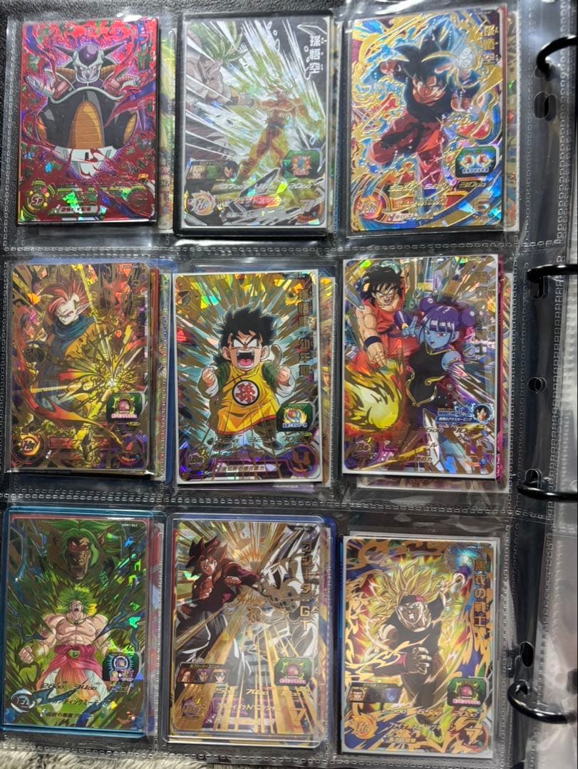 ドラゴンボールヒーローズまとめ売り　バインダー付き