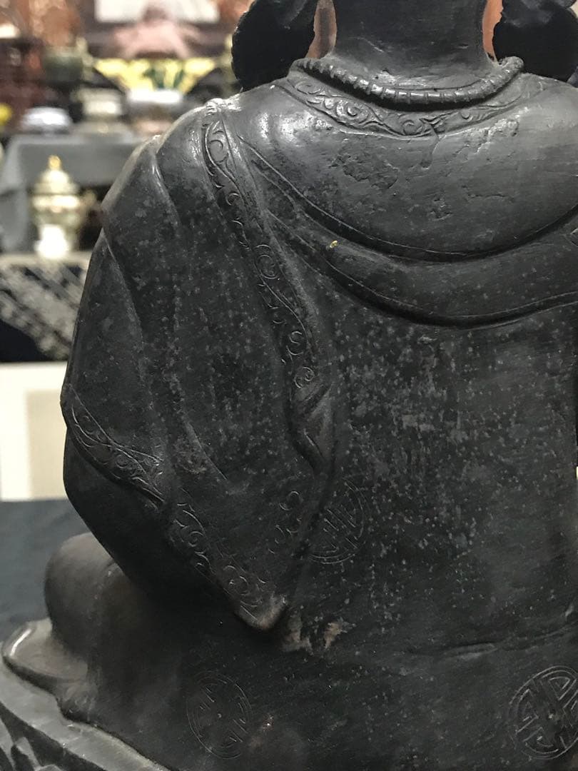 蔵出　チベット　ネパール？密教　仏教　アンティーク仏像　観音？薬師菩薩？真鍮製