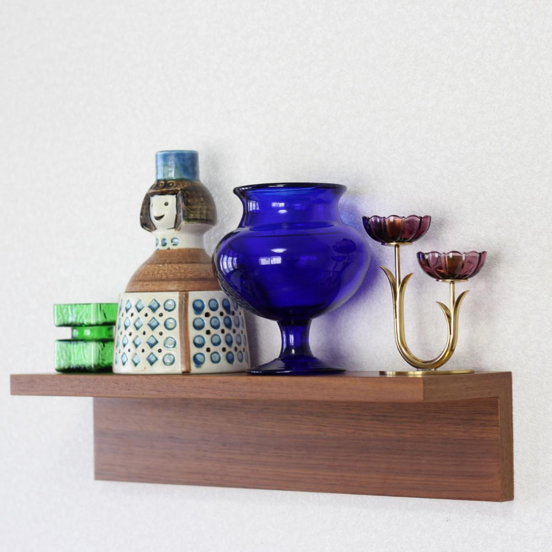 【貴重・サイン入り】エリックホグラン　Erik Hoglund　ブルー 花器花瓶