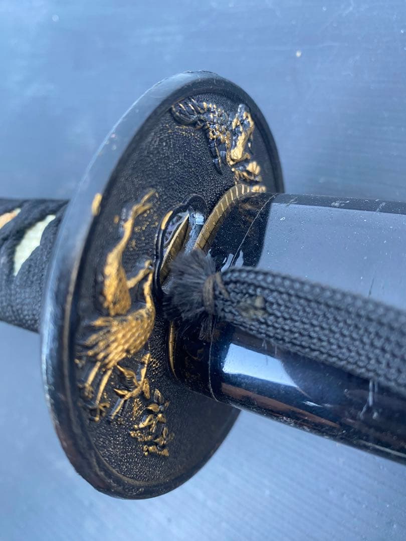 【鞘希少柄‼️】日本刀模造刀　大刀小刀台座セット