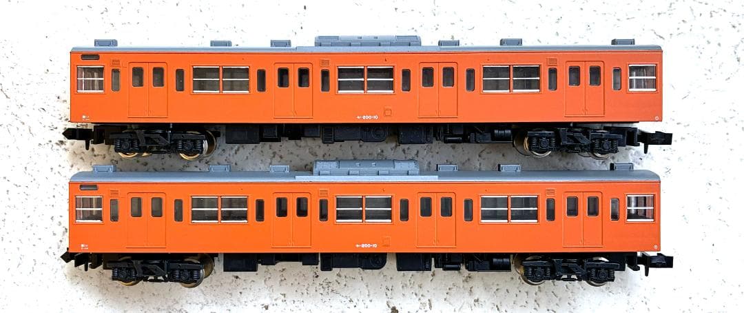Nゲージ KATO 201系 試作車 6両セット ＋ 2両　オレンジ