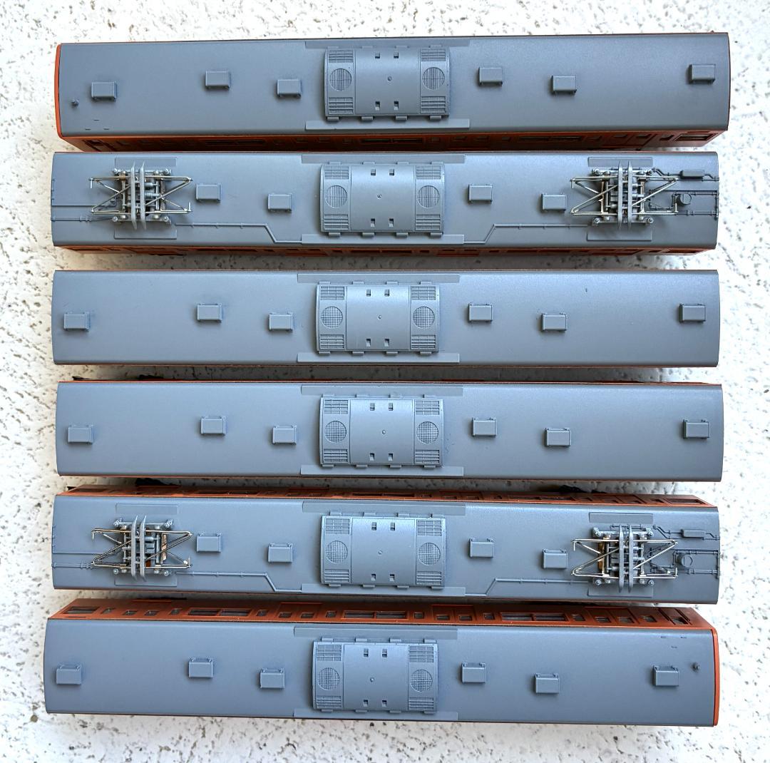 Nゲージ KATO 201系 試作車 6両セット ＋ 2両　オレンジ