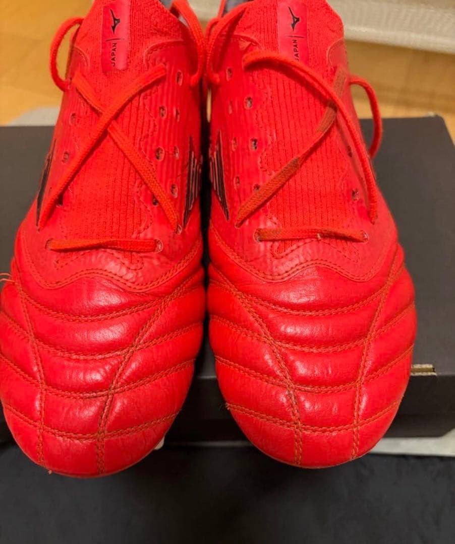 サッカースパイク　ミズノ　モレリアネオ3β レッド　レア