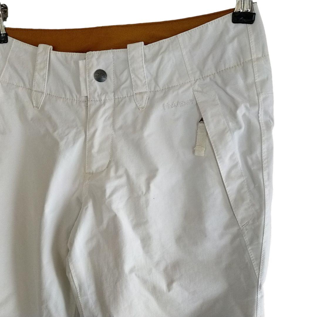 【高機能】US ノースフェイス HYVENT スノーボード パンツ 白 XS