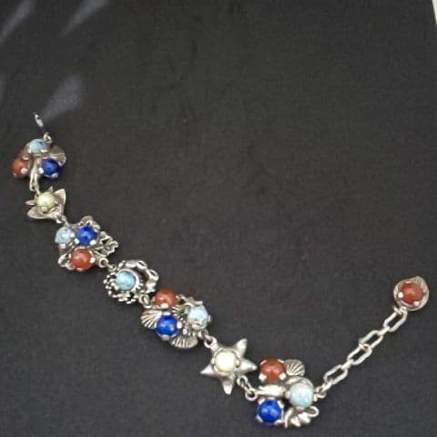 希少！！！イギリス ヴィンテージ MIRACLE社 海の生き物ブレスレット