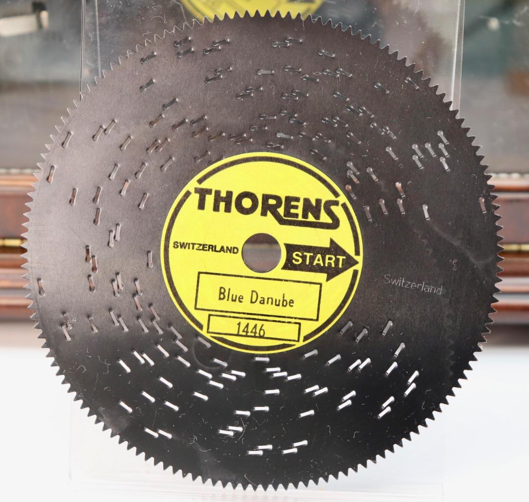 THORENS スイス製ディスク・オルゴール・ボックス、ディスク6枚付き