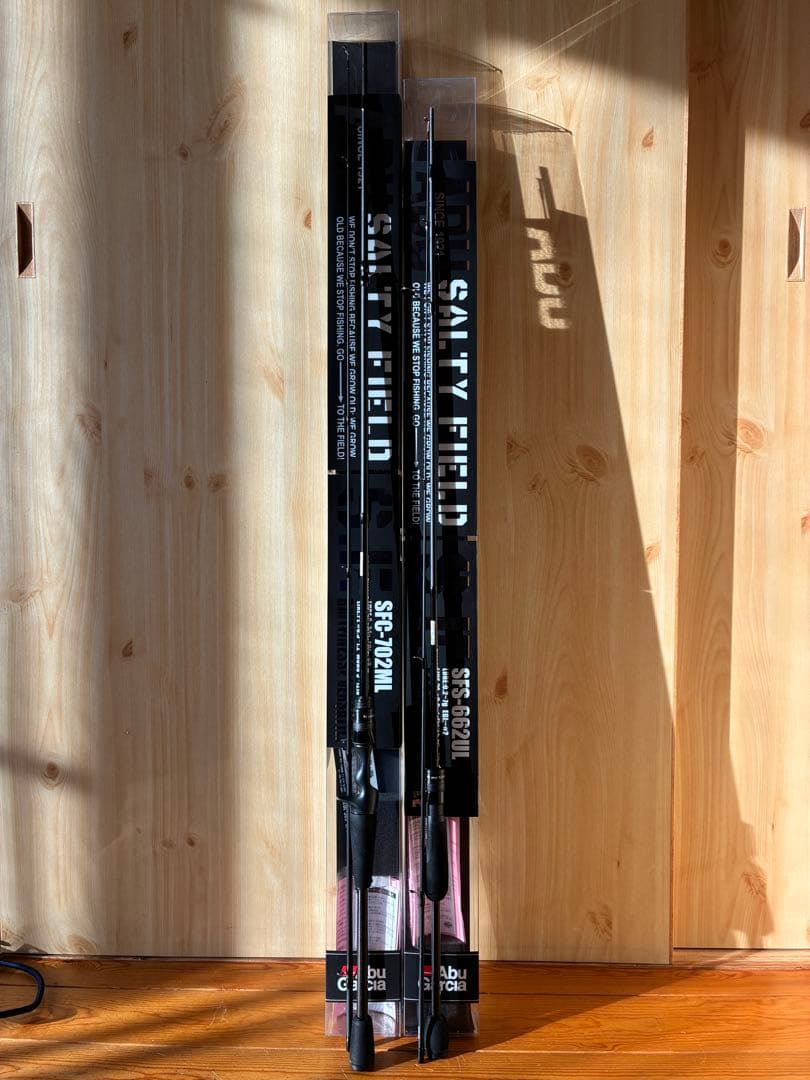 アブガルシア ソルティーフィールド スピニング&ベイトロッドセット