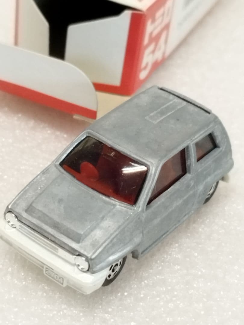 トミカ赤箱　No54　ホンダ　シティターボⅡ　無塗装