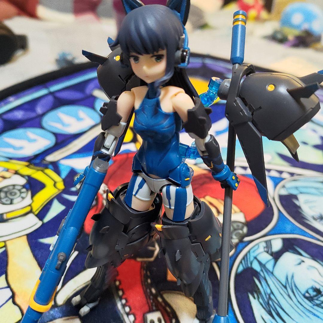 メガミデバイス　アリス・ギア・アイギス　小芦睦海　完成品　部分塗装