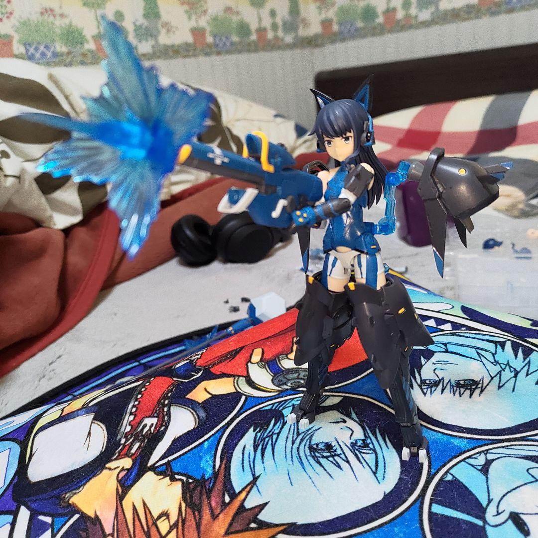 メガミデバイス　アリス・ギア・アイギス　小芦睦海　完成品　部分塗装