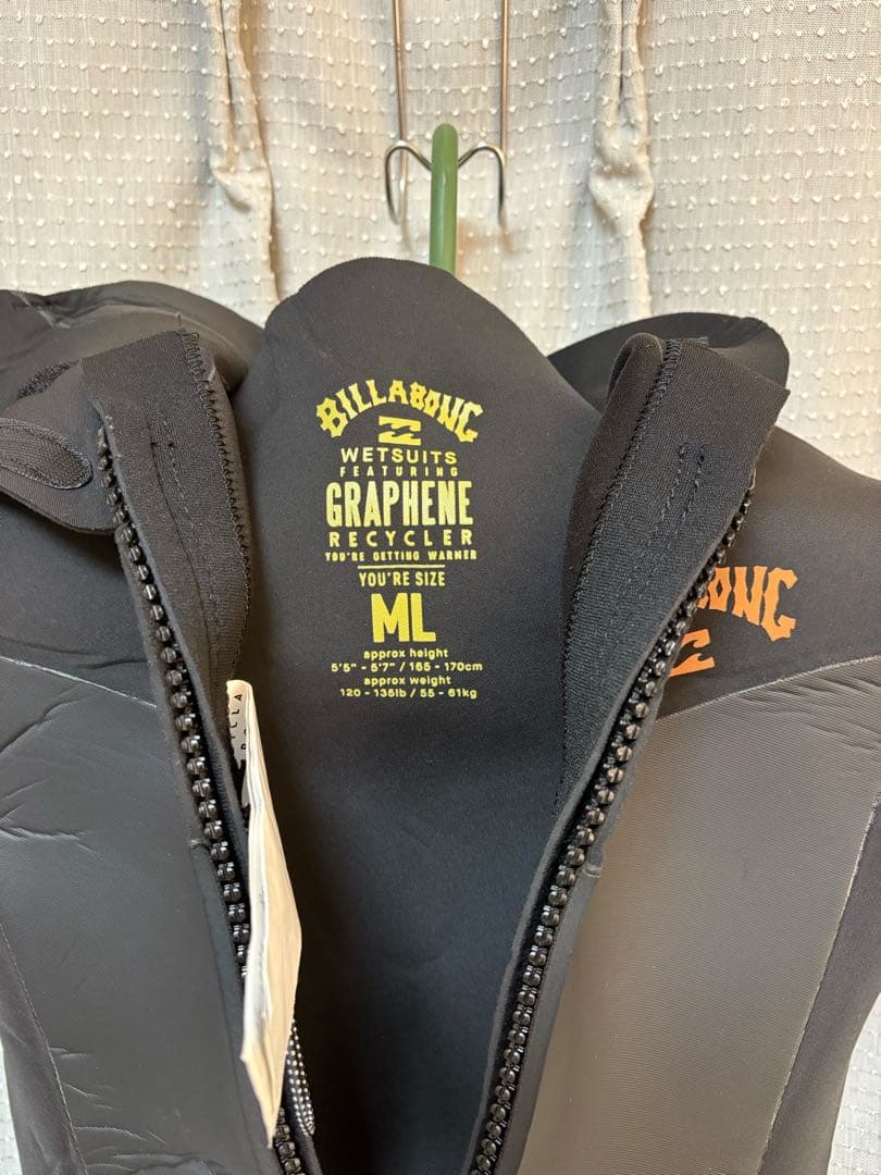 BILABONG ビラボン 4×3mm フルスーツレディース ML 起毛 新品