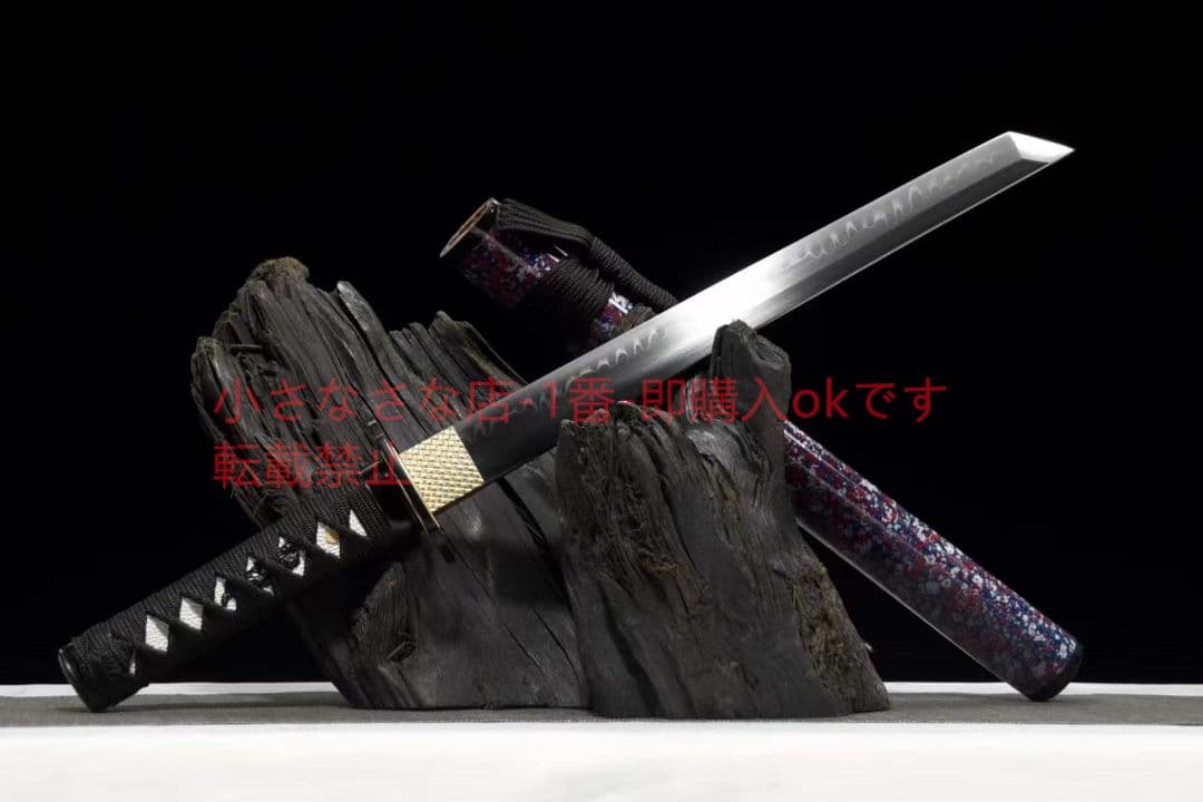 12寸T 10焼刃唐刀『暗魂』古兵器 武具 刀装具 日本刀 模造刀 居合刀