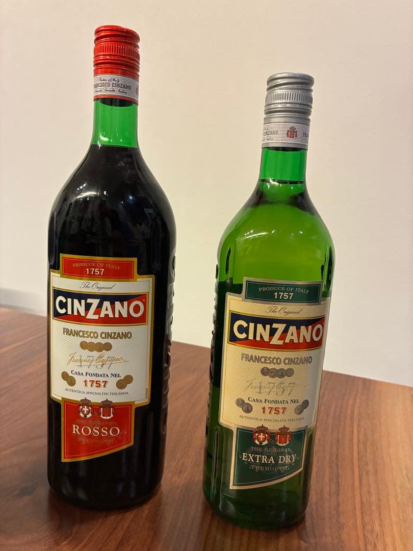 旧ラベル CINZANO ロッソ & エクストラドライ セット