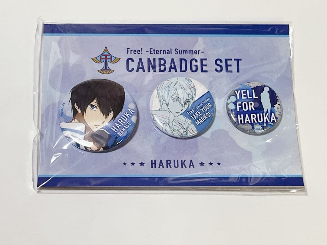 Free！ 七瀬遙 缶バッジセット Eternal Summer